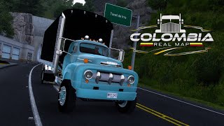 RECORRIENDO LA CONCESION PACIFICO 3 EN EL FORD T8 1951  NTC BIGCAM 400🔩🔧  COLOMBIA REAL MAP [upl. by Emmit310]