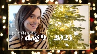 KERSTBOOM VERSIEREN amp LIVING DECOREREN  NIEUW KERSTTHEMA🎄 VLOGMAS 9  2023 [upl. by Eemiaj406]