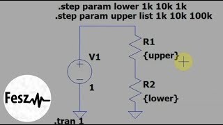 LTspice tutorial  EP3 param and step directives [upl. by Arnulfo]