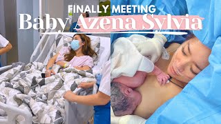 FINALLY MEETING BABY AZENA SYLVIA  Love Angeline Quinto [upl. by Isied]