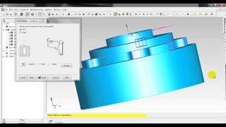 FeatureCAM 2012 Tutorial  Milling 1 of 3 [upl. by Adiuqram]