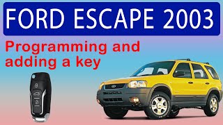 20012004 Ford Escape Transponder chip Key Programming [upl. by Finley]