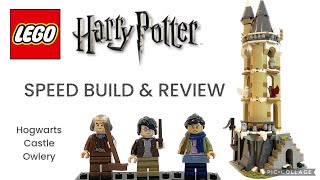 2024 LEGO Harry Potter 76430 Hogwarts Castle Owlery SPEED BUILD amp REVIEW [upl. by Retsub]