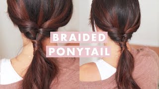 Super Easy Braided Ponytail [upl. by Wilinski]