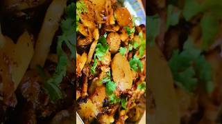 Delicious pan fried Potato Recipe ⁠⁠ ytshort viralshorts 😋potatorecipes aloorecipe [upl. by Ramed]