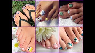 50 Beautiful Toe Nail Art Designs Ideas for Spring Summer 2018 [upl. by Leynwad239]