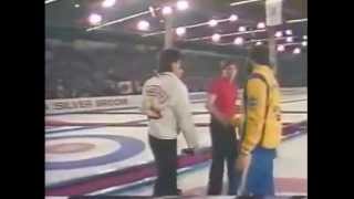 Double Takeout 1985 Curling Moncton  Al Hackner [upl. by Riocard]