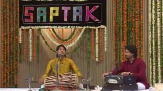 Shri Krishna Salunke  Pakhawaj  Saptak Annual Music Festival  2016 [upl. by Hnilym]