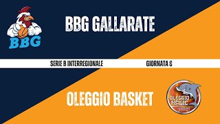 BBG GallarateOleggio Basket Serie B Interregionale giornata 8 [upl. by Anitsirk]