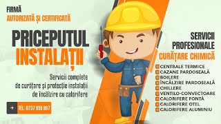 Curățare Chimică Priceputul Instalații [upl. by Kciredorb]