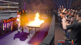 THIS IS HALLOWEEN HAVOC KWEEN KUSH DEFENDS NXT TITLE VS BIANCA BELAIR IN A TLC WWE 2K24 [upl. by Rodi146]