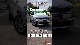 O que eu mais gostei no Jeep Commander Longitude 2025 shorts [upl. by Dhar]