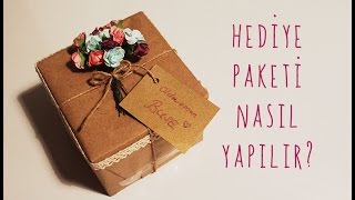 Hediye Paketi Nasıl Yapılır  Hediye Paketi Süsleme [upl. by Kordula]