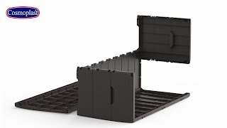 Cosmoplast Cedargrain Deck Box 270L Assembly Guide [upl. by Nairod]