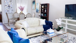 How to decorate your home on a budget how to decorate your living room house tour🏡 [upl. by Anidene]