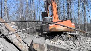 Dupont Building Demolition Hibbing MN [upl. by Iniretake]