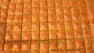 طريقة عمل البقلاوة بالجوز How to make baklava [upl. by Thunell]