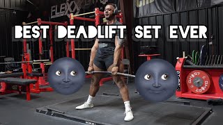 BEST DEADLIFT SET EVER DONE [upl. by Guinn]