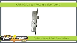 Replacing a Avantis Upvc Door Lockcase [upl. by Kciredec637]