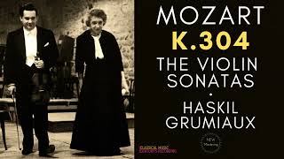 Mozart  Violin Sonata in E minor K 304 No21 Centurys recording Clara Haskil Arthur Grumiaux [upl. by Aicenod559]