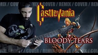 Castlevania  Bloody Tears  METAL COVER by Vincent Moretto [upl. by Anitsrik]