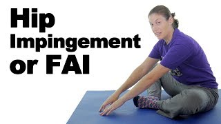 Hip Impingement FAI Pain Stretches amp Exercises  Ask Doctor Jo [upl. by Isidora123]