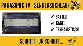 Panasonic Smart TV Sendersuchlauf GANZ EINFACH [upl. by Ramat]