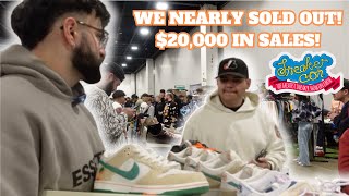 20000 IN SALES AT SNEAKERCON DENVER THE BEST SNEAKERCON YET [upl. by Cullen]