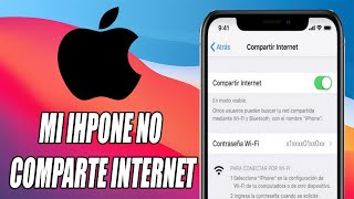 Por Qué mi iPhone no Comparte Internet  Cómo COMPARTIR INTERNET en iPhone [upl. by Enialb320]