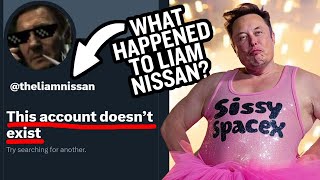 What happened to LIAM NISSAN™️ on Twitter Did Elon Musk BAN Him for Exposing his FAKE X Account [upl. by Eibrad]