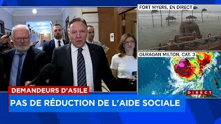 Demandeurs dasile pas de réduction de laide sociale  Explications 17h [upl. by Artenra500]