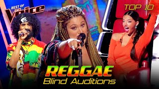 Smashing REGGAE Blind Auditions on The Voice  Top 10 [upl. by Netsua728]