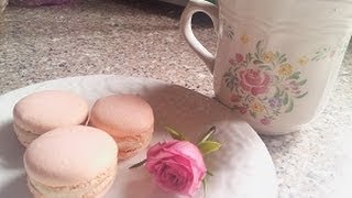 How To Make Pink Macarons Using Italian Meringue [upl. by Ycats]