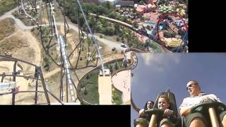 Shambhala onride and POV PortAventura [upl. by Davey]