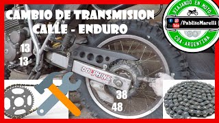 🛠🛠 Como CAMBIAR TRANSMISION de Moto HONDA TORNADO [upl. by Yarazed]