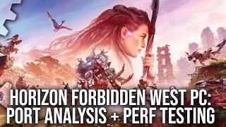 Horizon Forbidden West PC vs PS5 Enhanced Features Performance Tests  Image Quality Boosts [upl. by Idihsar]