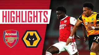 HIGHLIGHTS  Arsenal vs Wolves 12  Premier League [upl. by Oona855]