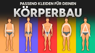 Passend kleiden für deinen Körperbau  Stylingtipps für Männer [upl. by Letitia]