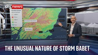 UK weather Why has Storm Babet sparked a red weather warning [upl. by Anneuq612]