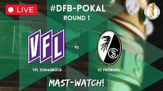 DFB POKAL 202425  VfL Osnabrück vs SportClub Freiburg I LIVE MATCH I ROUND 1 [upl. by Sirraf244]