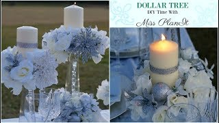 DIY Dollar Tree Wedding Centerpiece for 10  DIY Dollar Tree Decor  DIY Tutorial [upl. by Hootman541]