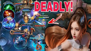 ODETTE INSTANT KILL 100 DEADLY  TOP GLOBAL BUILD  BRUTAL BURST DAMAGE  MLBB 2024 [upl. by Weiler487]