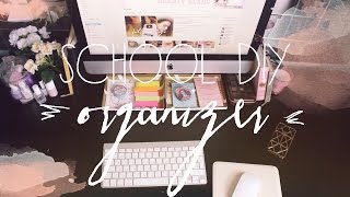 DIY для школы  Органайзер для мелочей  School DIY Desk organizer  Beauty Blanc [upl. by Ruiz]