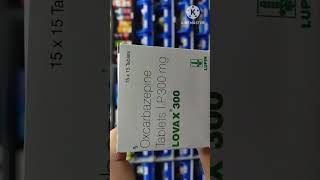 LOVAX 300 mg tablet Oxcarbazepine 300 mg tablet Benifits side effects [upl. by Felicle]