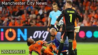 Manchester City’s defensive stocks appear stretched after Ake’s injury overnight [upl. by Annahvas]