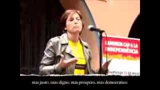 LA NAZI de carmen forcadell dice que los del pp y cs no son catalanes y que el enemigo es españa [upl. by Lyris]