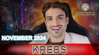 KREBS MONATSHOROSKOP NOVEMBER 2024 ZEHNSTERN ASTROLOGIE [upl. by Mohammad]