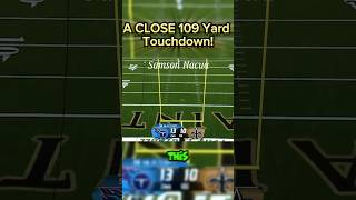 Samson Nacuas 106 Yard Return From A Missed Field Goal fieldgoal footballplay [upl. by Joby]