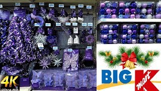 CHRISTMAS AT KMART  ENTIRE ORNAMENT SECTION  Christmas Ornaments Christmas Shopping Decorations [upl. by Berkow724]