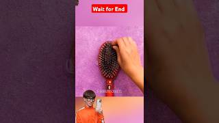 Hairbrush cleaning hack shorts viral trending youtubeshorts vector ytshorts lifehack [upl. by Nahsrad]